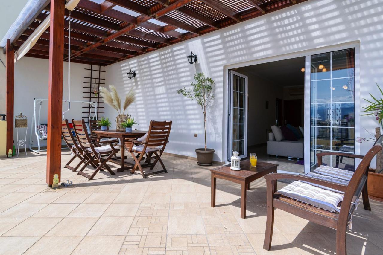 Central Penthouse In Quiet Neighborhood Near Sandy Beach Chania  Luaran gambar