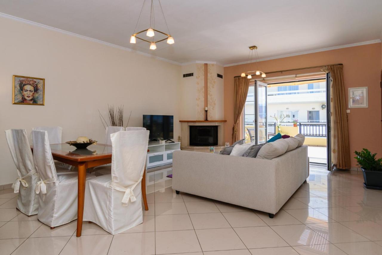 Central Penthouse In Quiet Neighborhood Near Sandy Beach Chania  Luaran gambar
