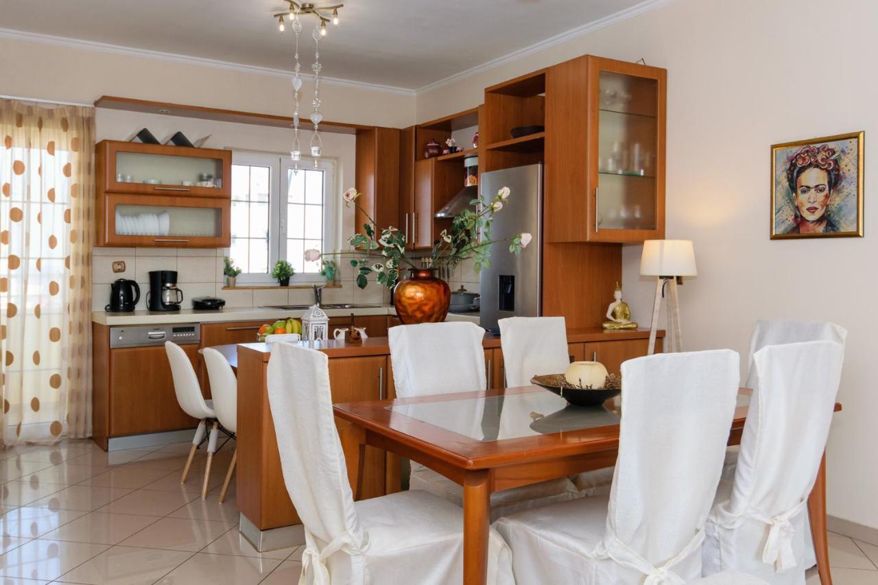 Central Penthouse In Quiet Neighborhood Near Sandy Beach Chania  Luaran gambar