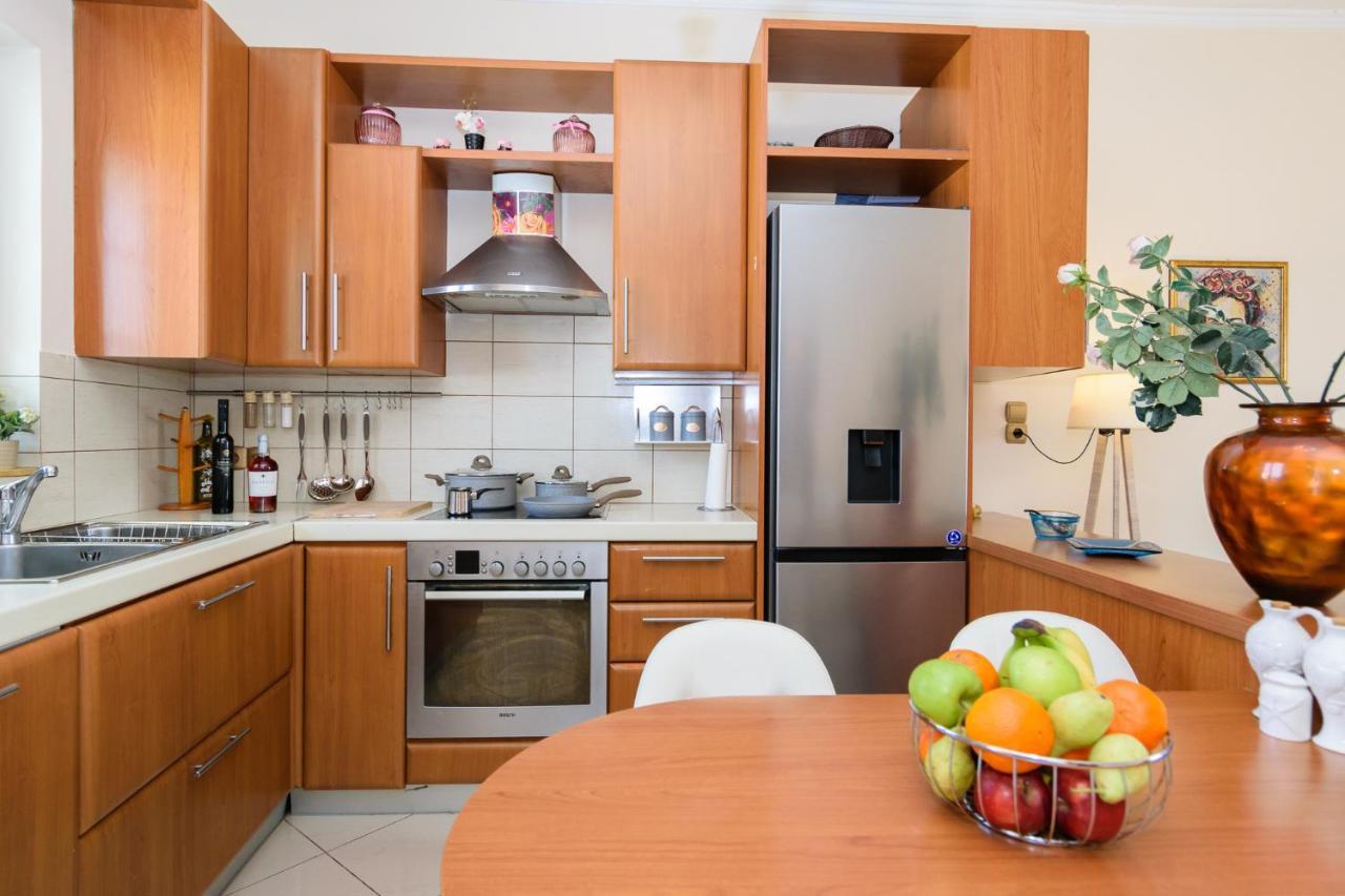 Central Penthouse In Quiet Neighborhood Near Sandy Beach Chania  Luaran gambar