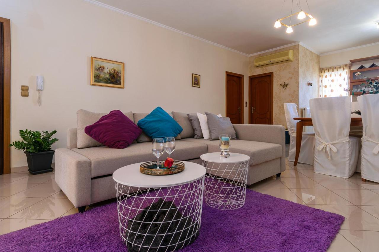 Central Penthouse In Quiet Neighborhood Near Sandy Beach Chania  Luaran gambar